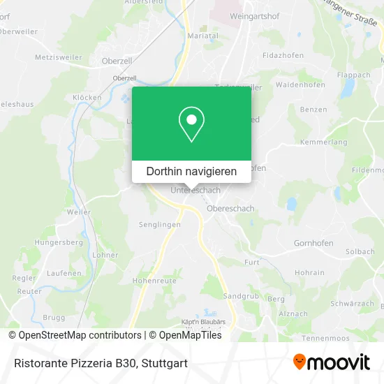 Ristorante Pizzeria B30 Karte