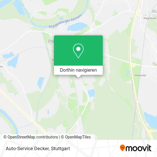 Auto-Service Decker Karte