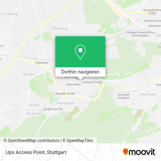 Ups Access Point Karte