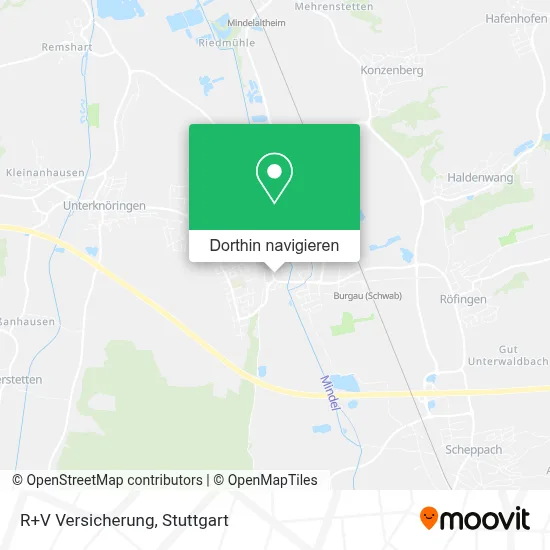 R+V Versicherung Karte