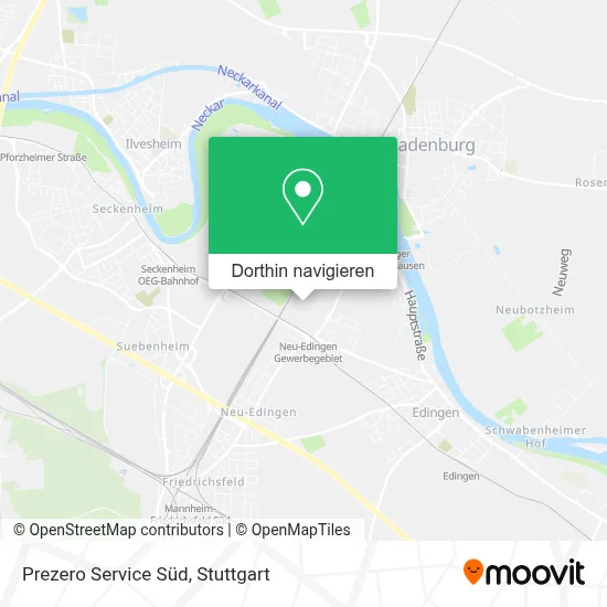 Prezero Service Süd Karte