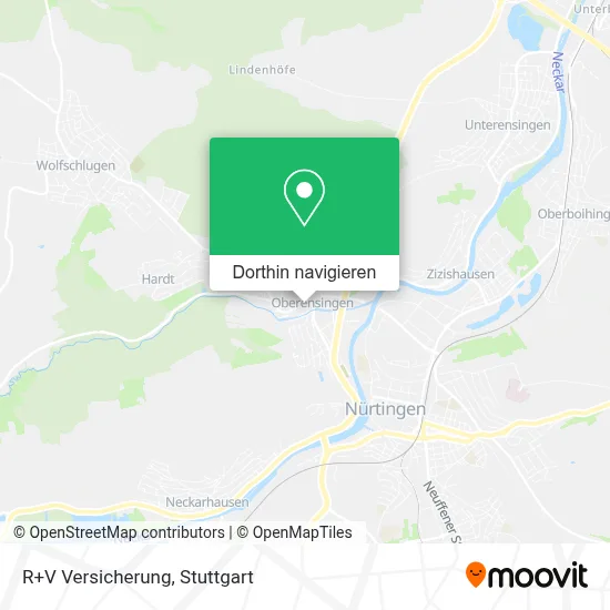 R+V Versicherung Karte