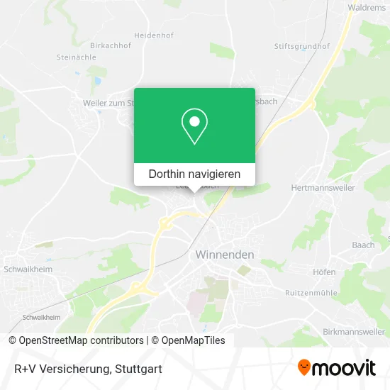 R+V Versicherung Karte