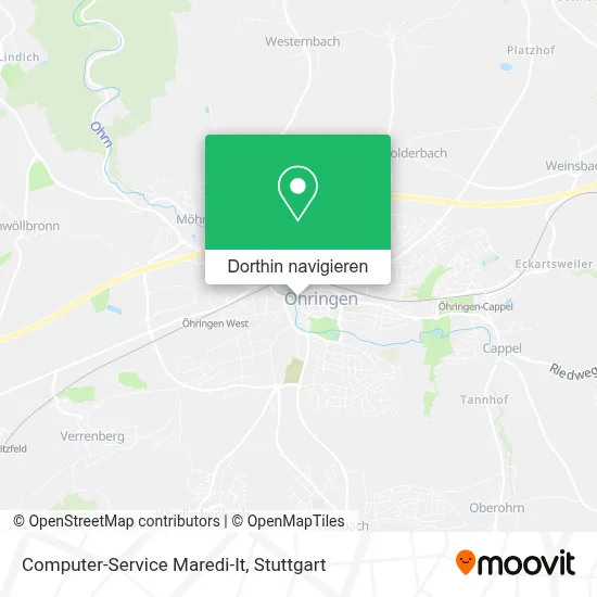 Computer-Service Maredi-It Karte