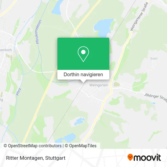 Ritter Montagen Karte