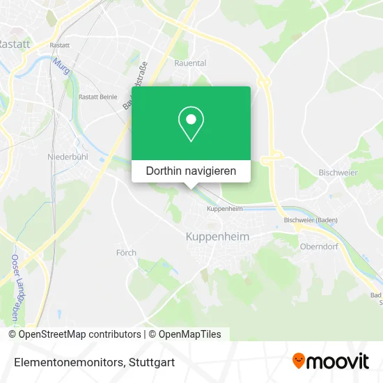 Elementonemonitors Karte