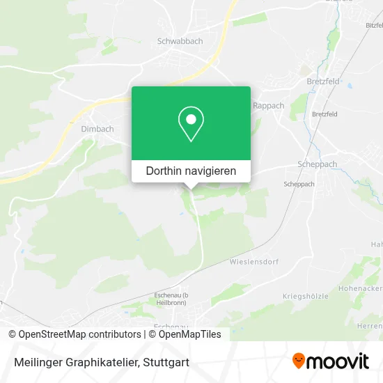 Meilinger Graphikatelier Karte
