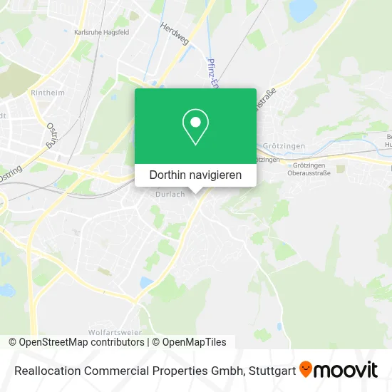 Reallocation Commercial Properties Gmbh Karte
