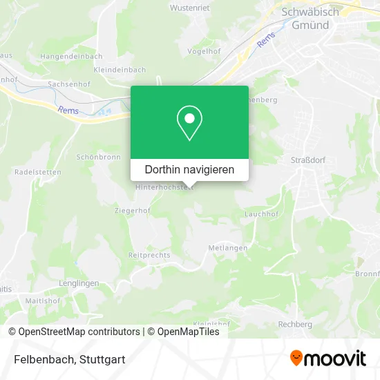 Felbenbach Karte