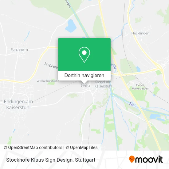 Stockhofe Klaus Sign Design Karte