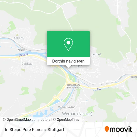 In Shape Pure Fitness Karte
