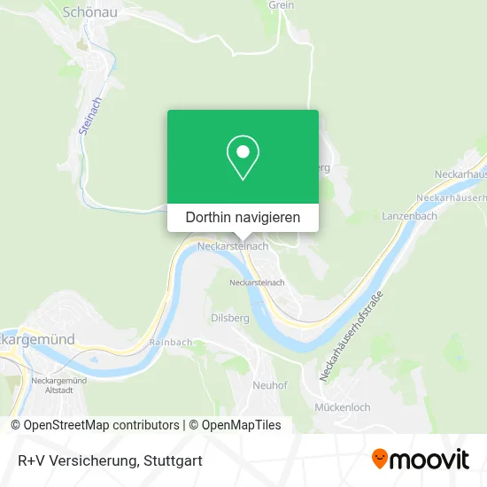 R+V Versicherung Karte
