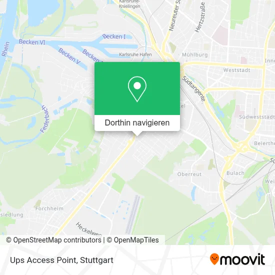Ups Access Point Karte