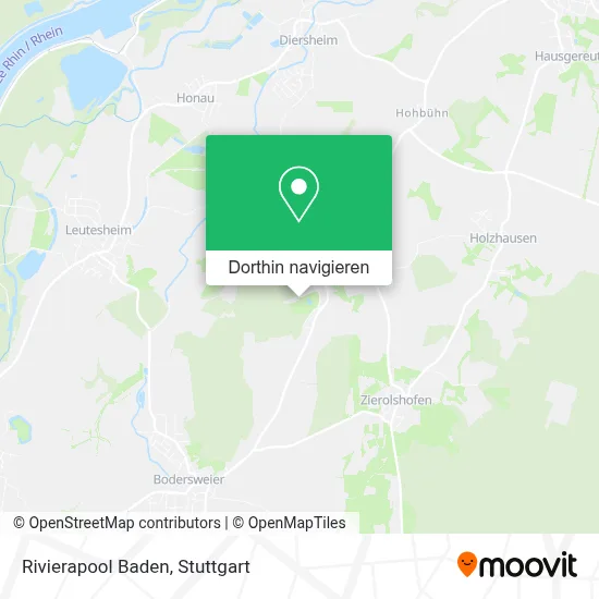 Rivierapool Baden Karte