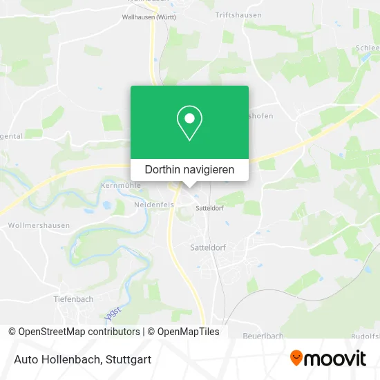 Auto Hollenbach Karte