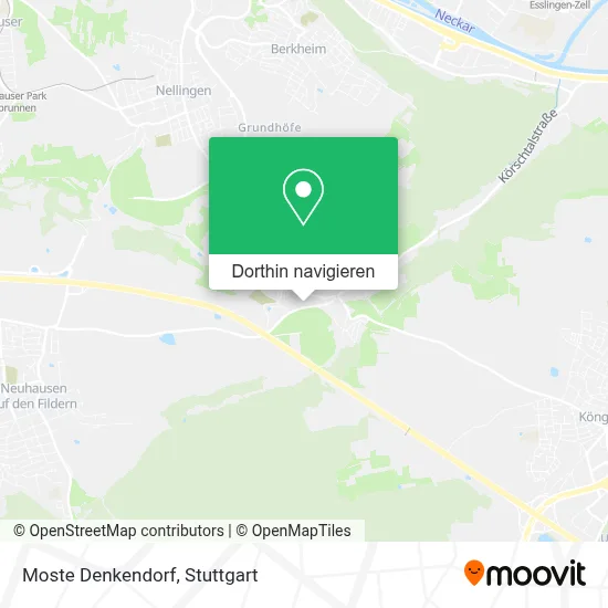 Moste Denkendorf Karte