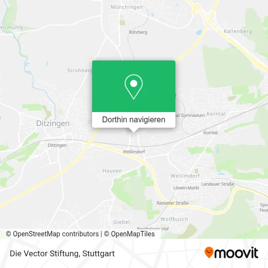Die Vector Stiftung Karte