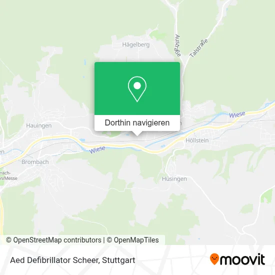 Aed Defibrillator Scheer Karte
