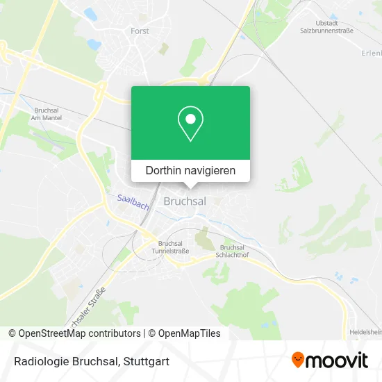 Radiologie Bruchsal Karte