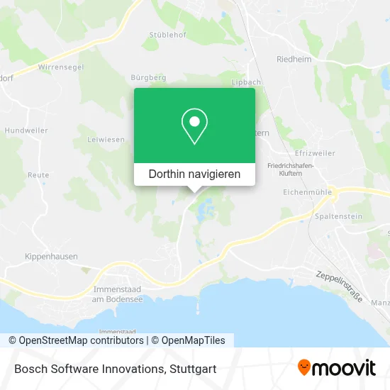 Bosch Software Innovations Karte