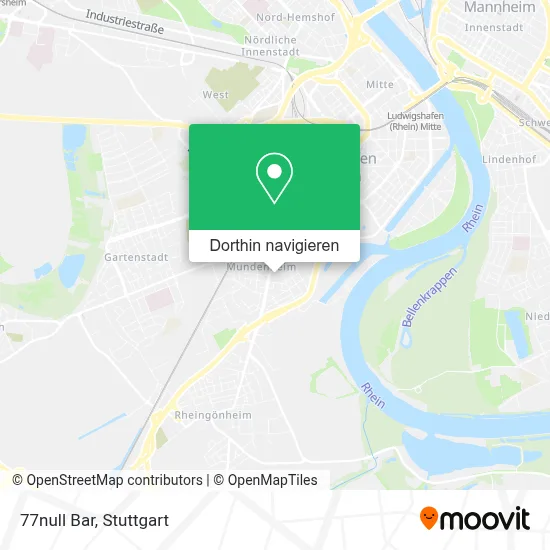 77null Bar Karte