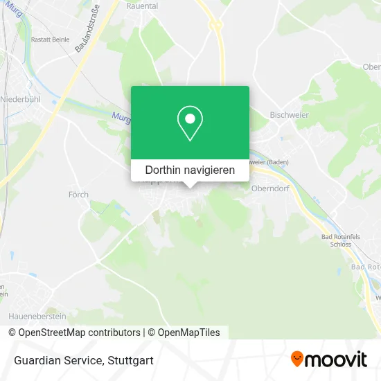 Guardian Service Karte