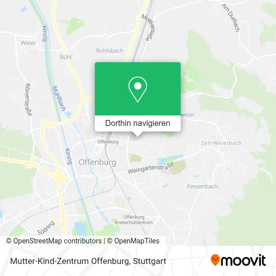Mutter-Kind-Zentrum Offenburg Karte