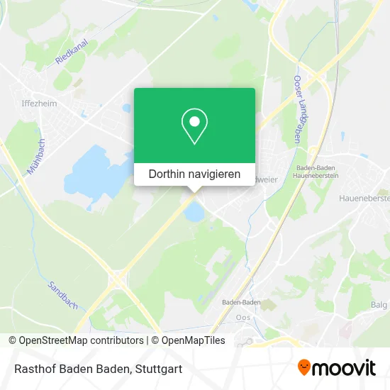 Rasthof Baden Baden Karte