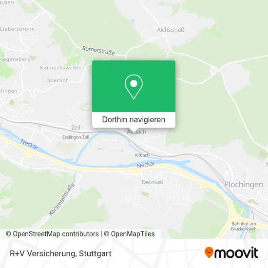 R+V Versicherung Karte