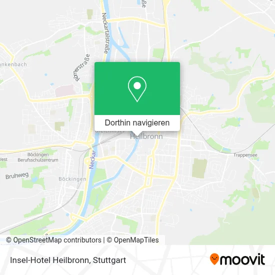 Insel-Hotel Heilbronn Karte