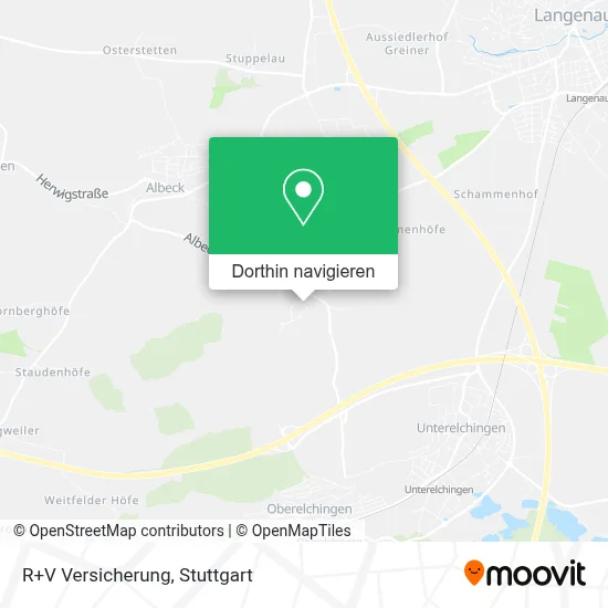 R+V Versicherung Karte