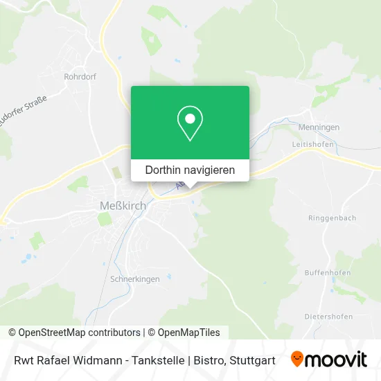 Rwt Rafael Widmann - Tankstelle | Bistro Karte