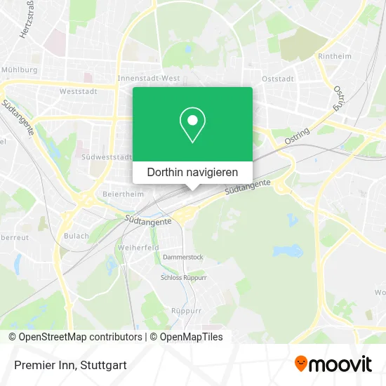 Premier Inn Karte