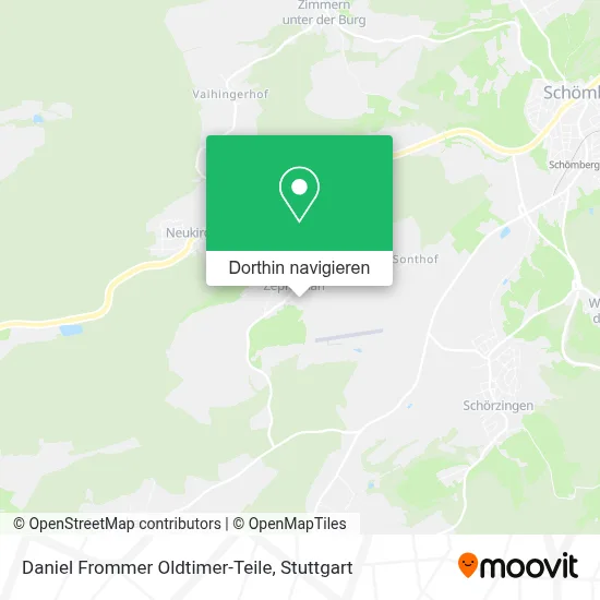 Daniel Frommer Oldtimer-Teile Karte