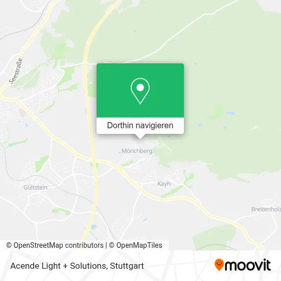 Acende Light + Solutions Karte