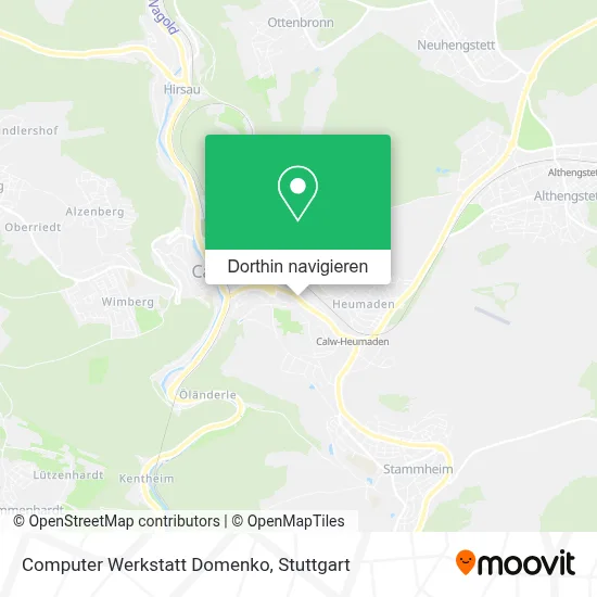 Computer Werkstatt Domenko Karte