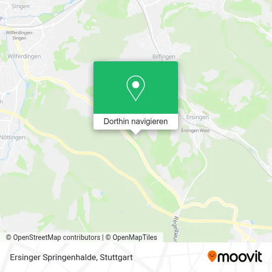 Ersinger Springenhalde Karte