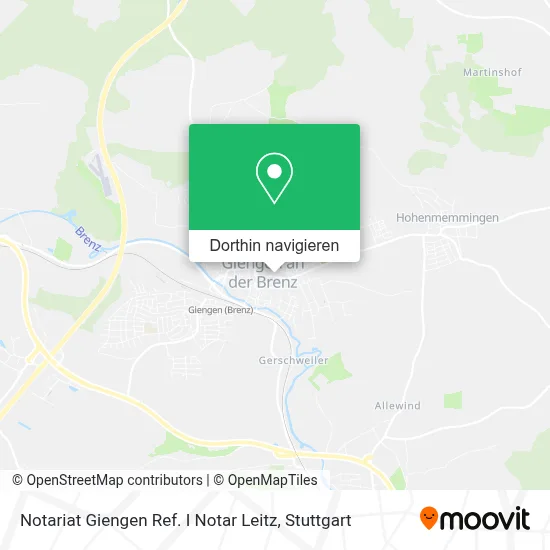 Notariat Giengen Ref. I Notar Leitz Karte