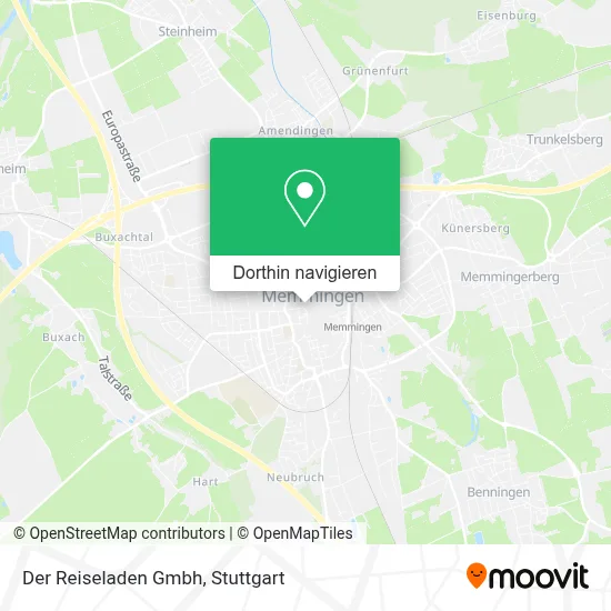 Der Reiseladen Gmbh Karte