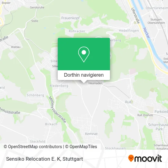 Sensiko Relocation E. K Karte