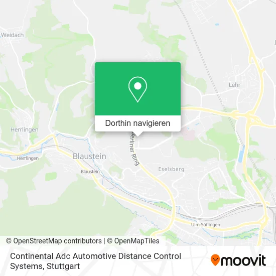 Continental Adc Automotive Distance Control Systems Karte