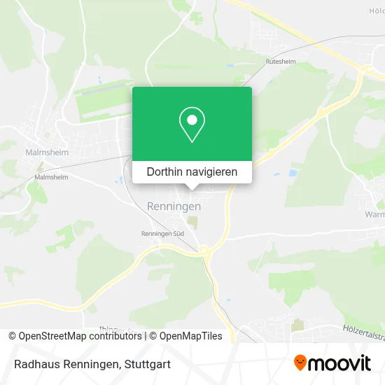 Radhaus Renningen Karte