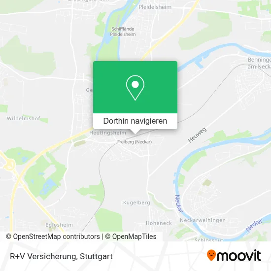 R+V Versicherung Karte