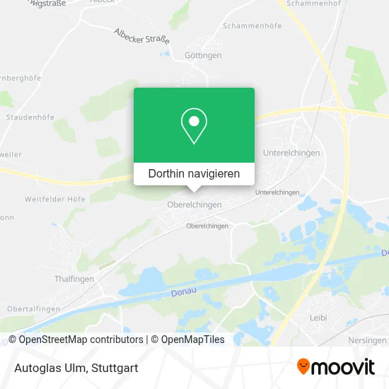 Autoglas Ulm Karte
