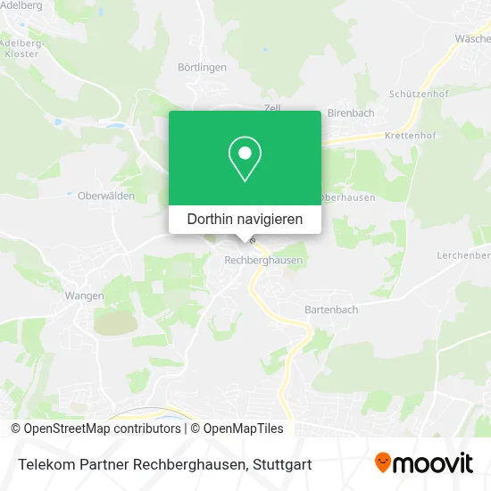 Telekom Partner Rechberghausen Karte