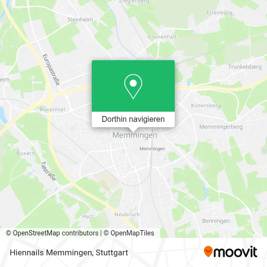 Hiennails Memmingen Karte