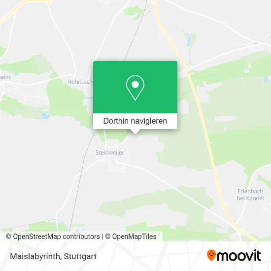 Maislabyrinth Karte