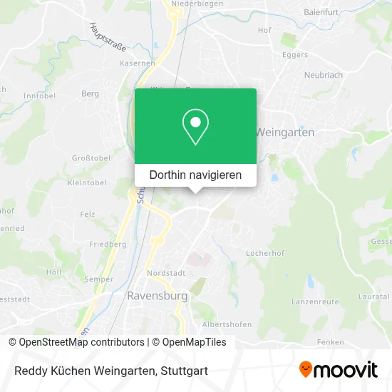 Reddy Küchen Weingarten Karte