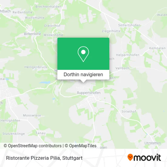 Ristorante Pizzeria Pilia Karte
