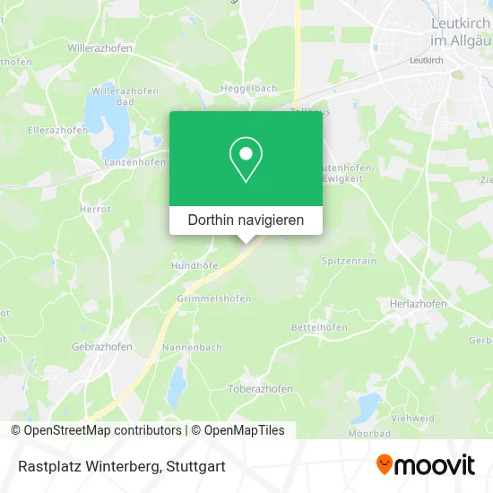 Rastplatz Winterberg Karte